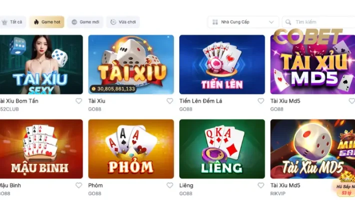 Kho trò chơi hấp dẫn - Từ casino đến thể thao
